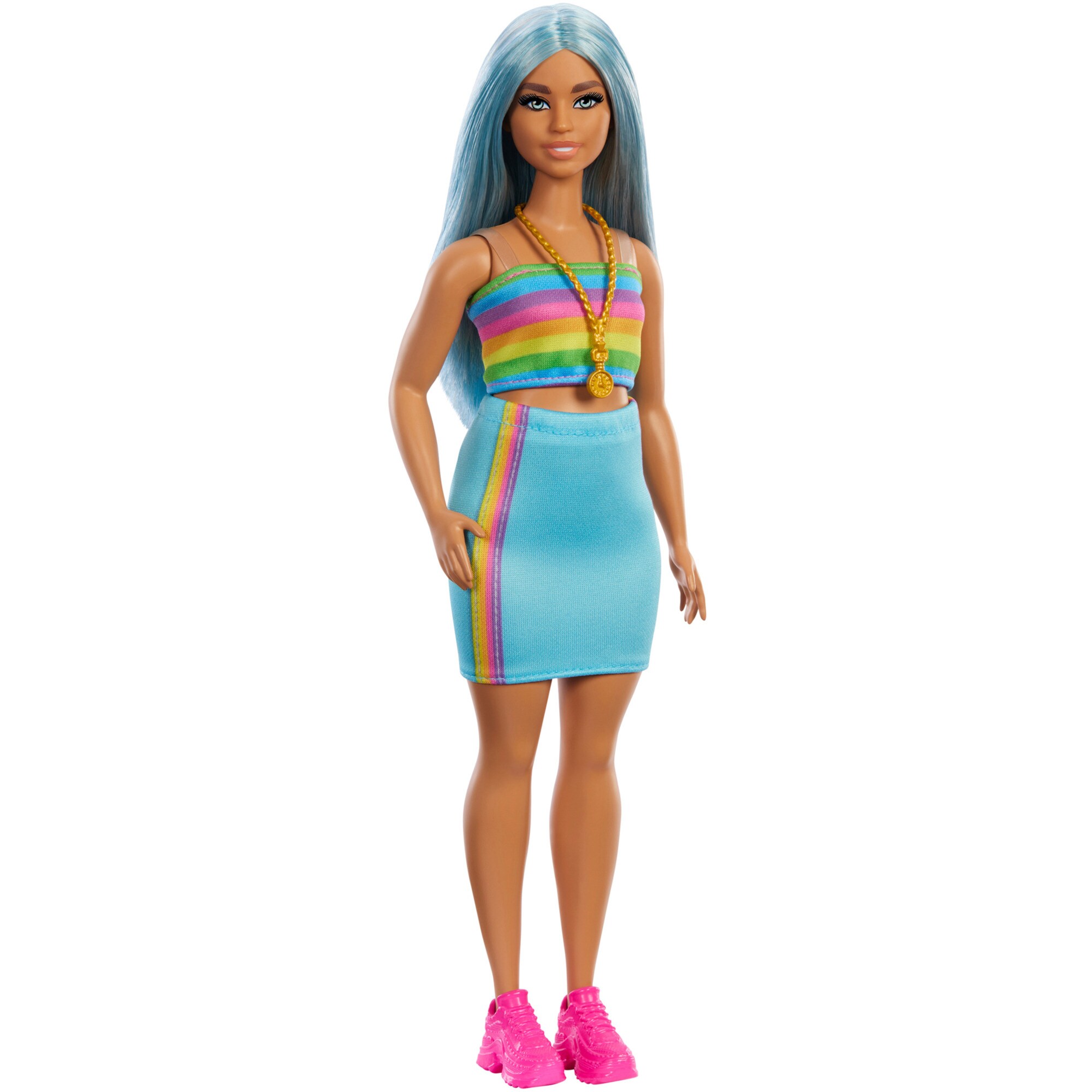 Mattel Puppe Barbie Fashionistas Puppe - Rainbow Athleisure
