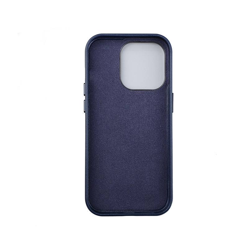 iPhone 14 Pro MagSafe Leder Case Schutzhülle - Dunkelblau