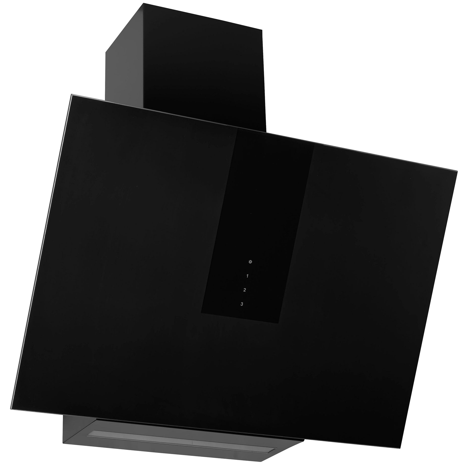 AMICA Kopffreihaube KHF 666 600 S - schwarz matt - Glasschirm - A+