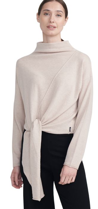 Emmy Tie Sweater Women uldbluse