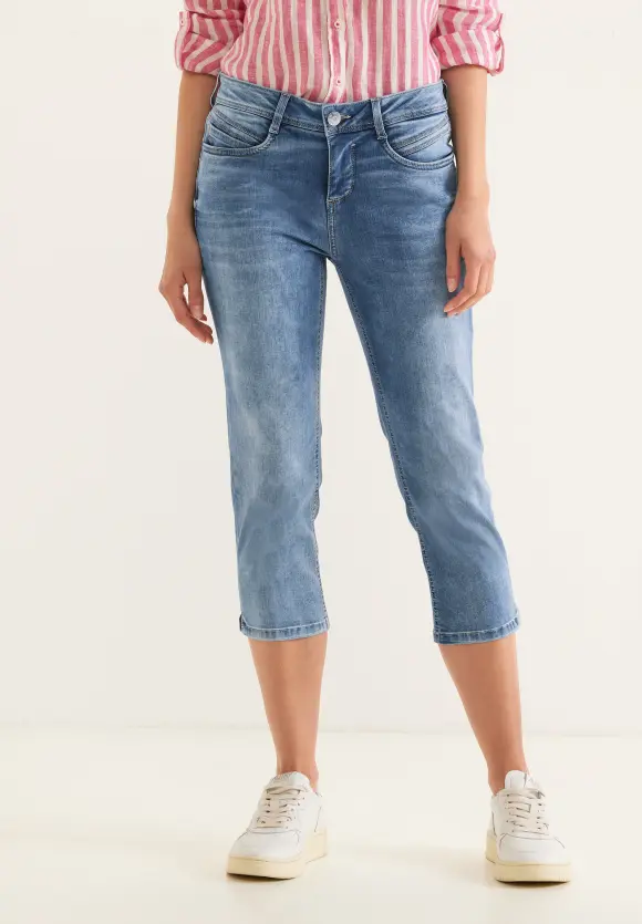 Slim Fit Jeans - light indigo random wash