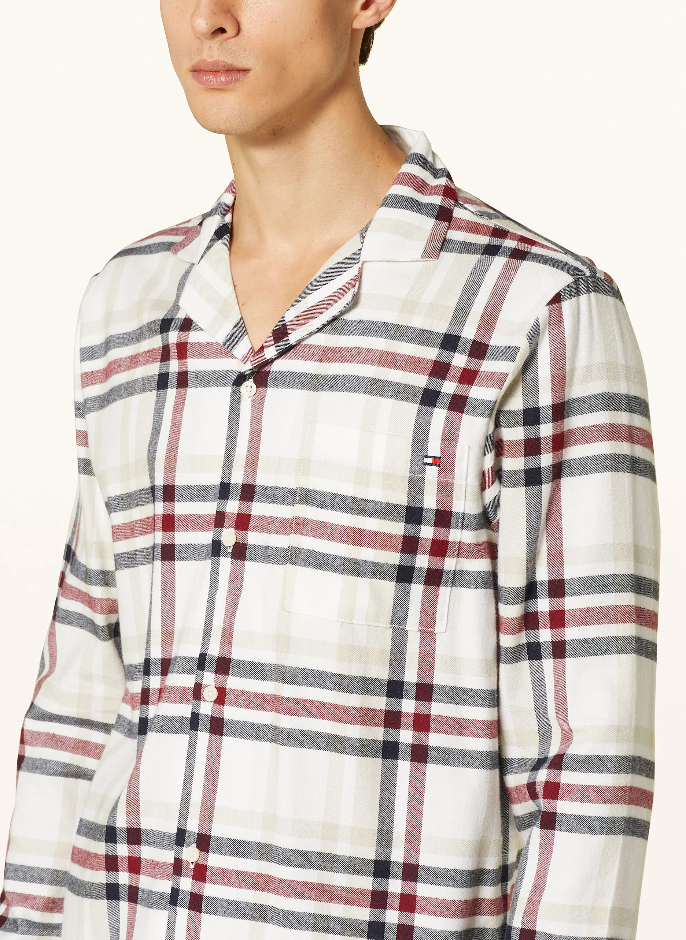TOMMY HILFIGER Schlafanzug aus Flanell