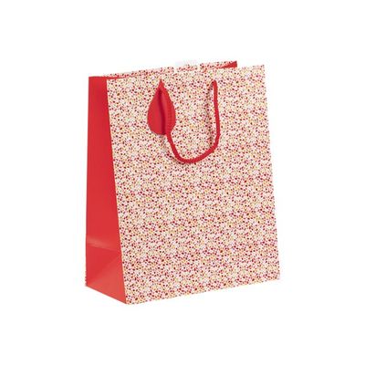Clairefontaine - Sac cadeau - romance rouge - 26,5 cm x 14 cm x 33 cm