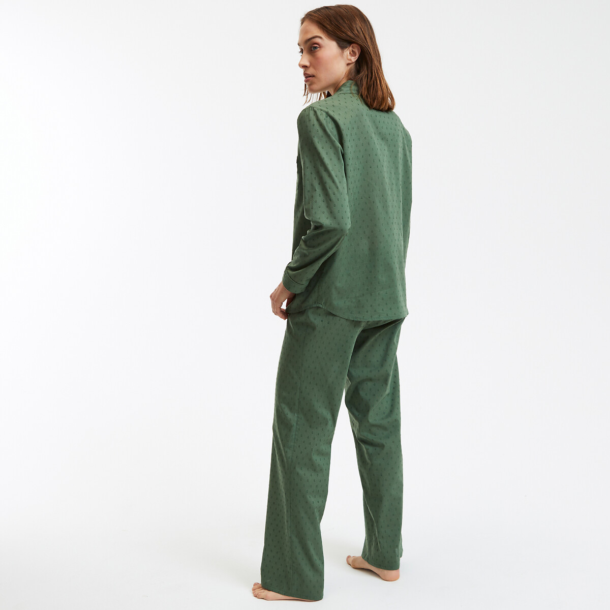 COLEÇÕES LA REDOUTE<br>Pijamas em tecido de bolinhas