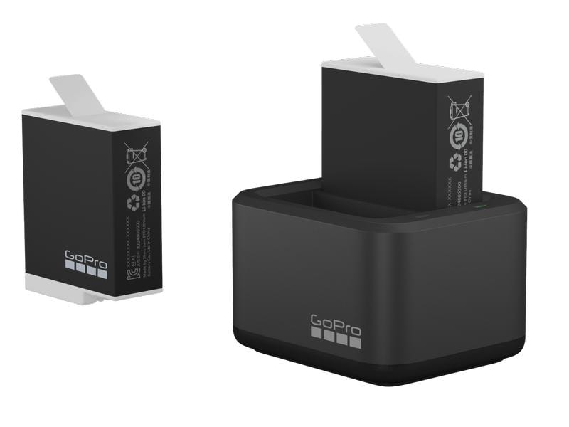 GoPro HERO11 Black inkl. Dual-Akku Ladegerät und 3x Akkus Ultimative Action-Kamera mit Doppelladegerät und 3x Enduro Akkus