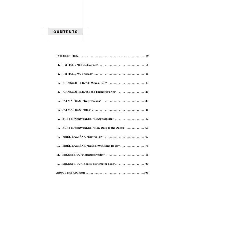 Hal Leonard - Contemporary Jazz Guitar Solos gitaarboek