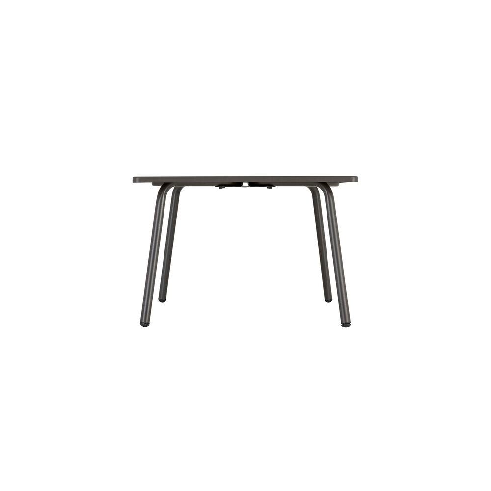 Quadratischer Couchtisch Vence Stahl Grau Titane