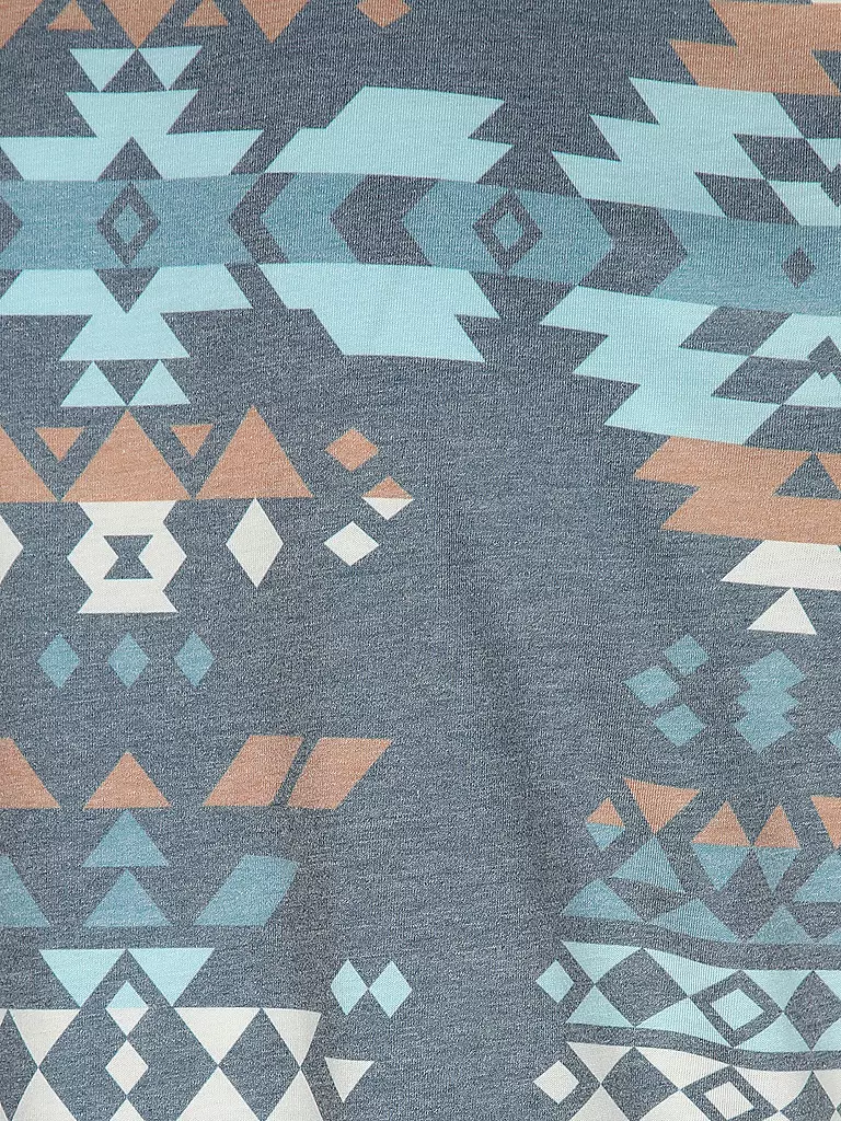 RAGWEAR T-Shirt SWANNIS AZTECO blau