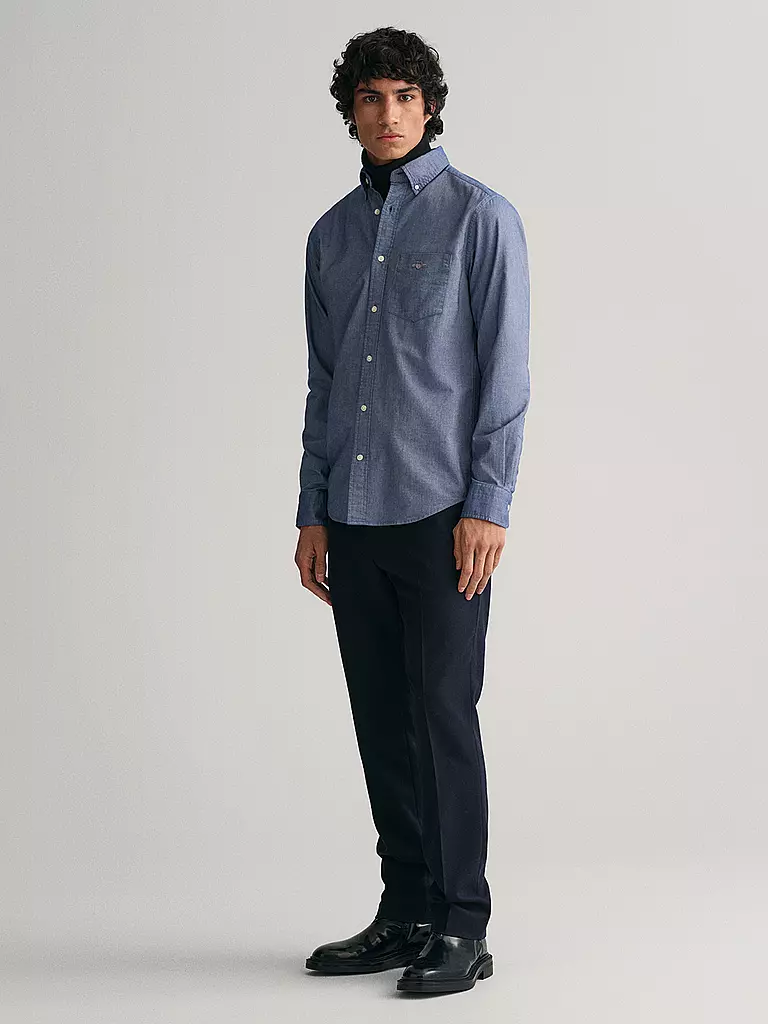 GANT Hemd Regular Fit  blau