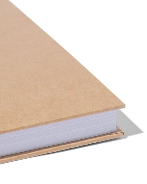 carnet vierge A4 kraft