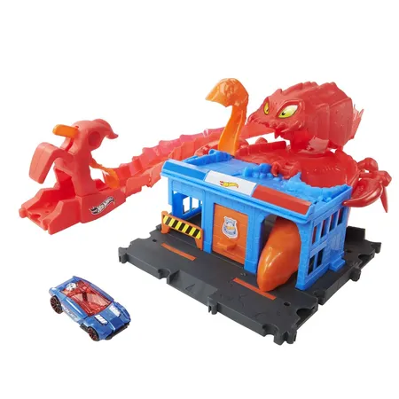 Hot Wheels City Nemesis Lab Sortiment, 1 Packung, 4-fach sortiert