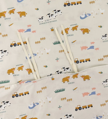 Nørgaard Madsens Bettwäsche - Baby - Beige m. Farmhouse