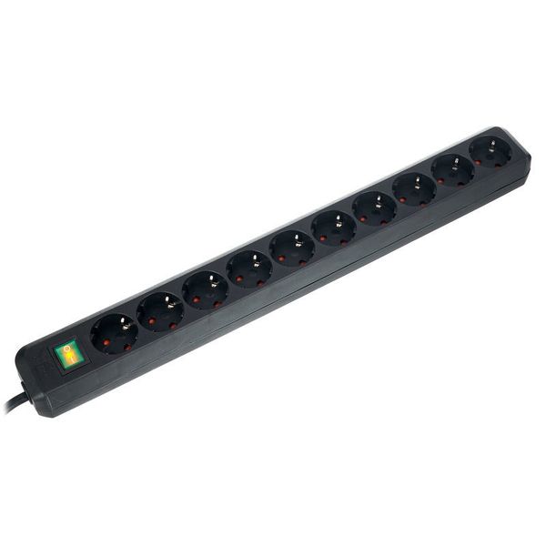 Brennenstuhl Eco-L 10 Way Split Sw 3m BK