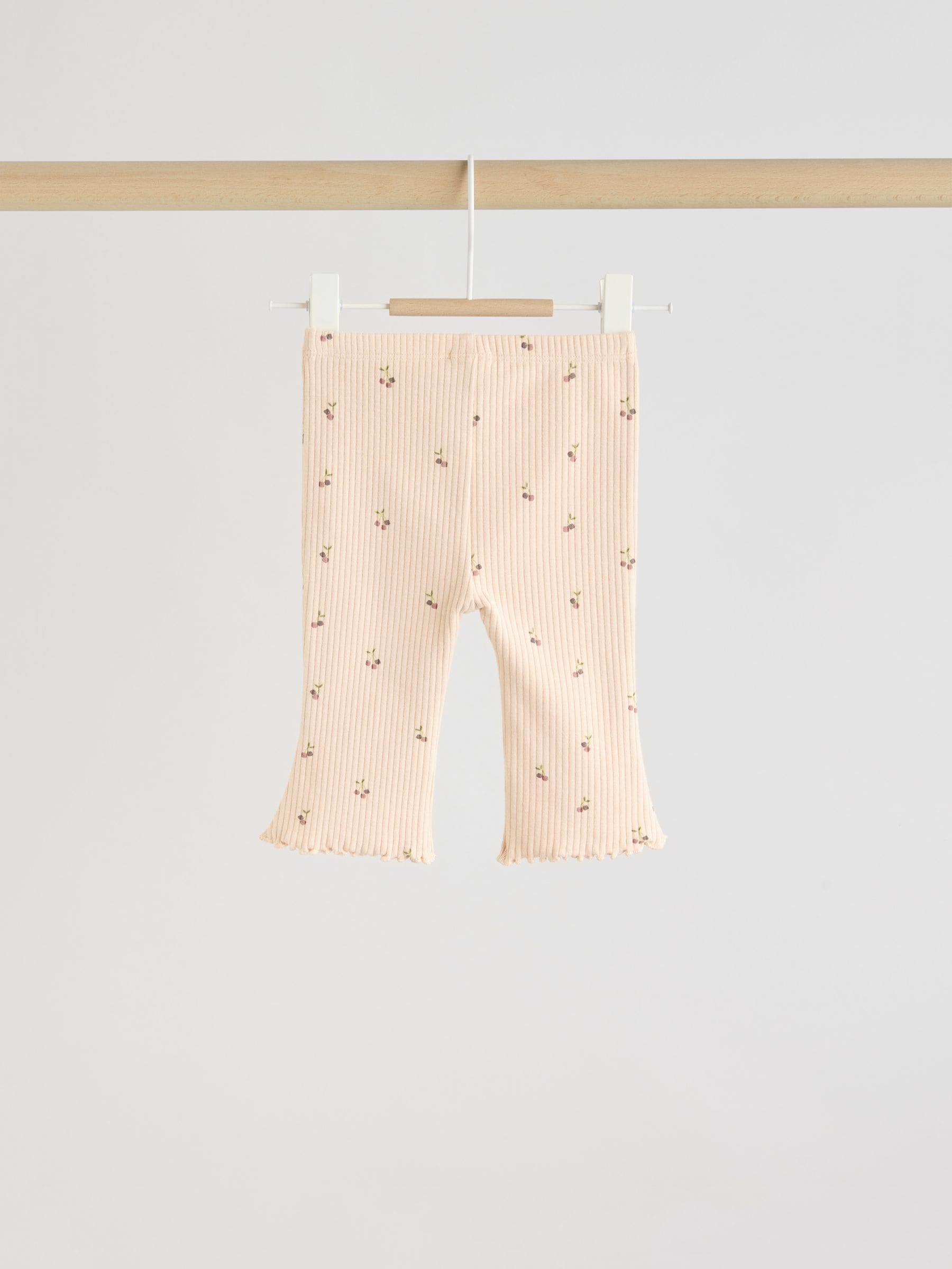 Naturel Kersenrood - Gebreide baby bodywarmer, top met lange mouwen en leggings 3 -delige set (0mnd-3jr)