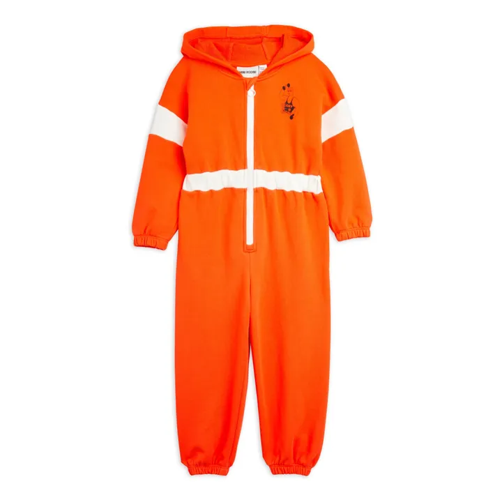 Mini Rodini Combinaison Bodybuilder Coton Bio | Rouge