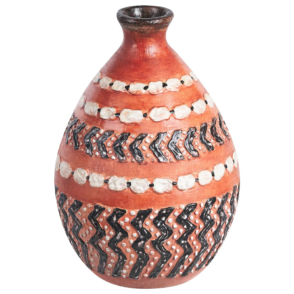 Beliani Vase KUMU - Marron