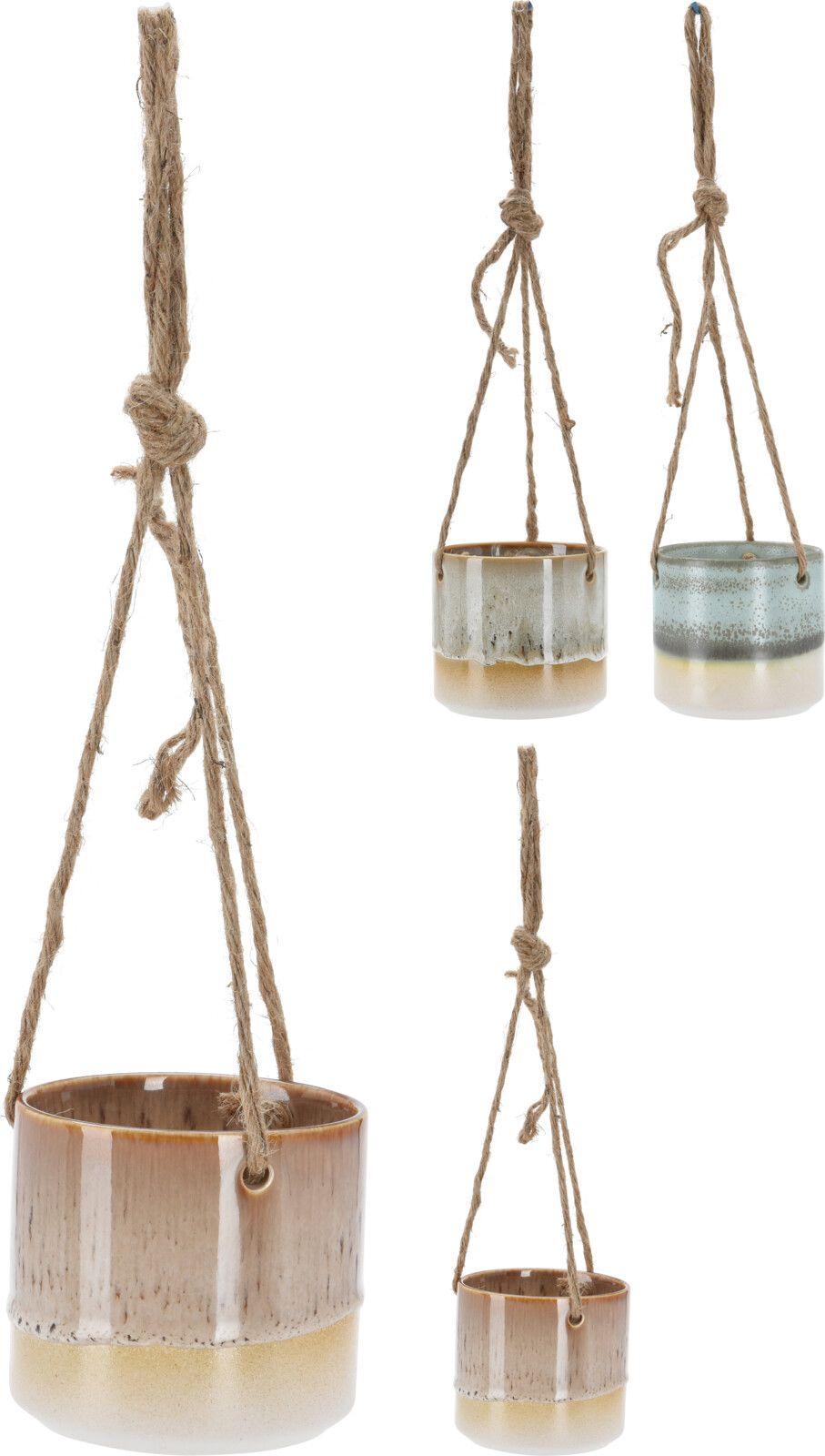 SUSPENSION CACHE POT PORCELAINE