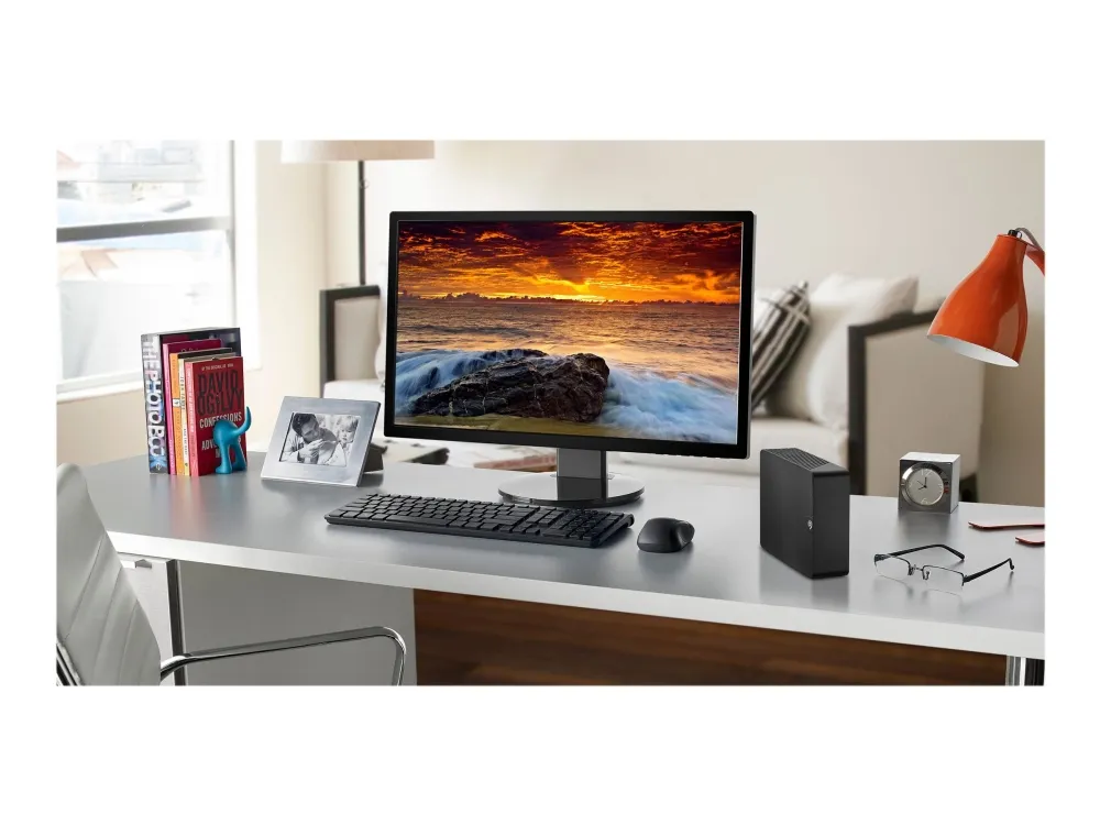Seagate Expansion STKP10000400 - Harddisk - 10 TB - ekstern (stationær) - USB 3.0 - sort - med Seagate Rescue Data Recovery