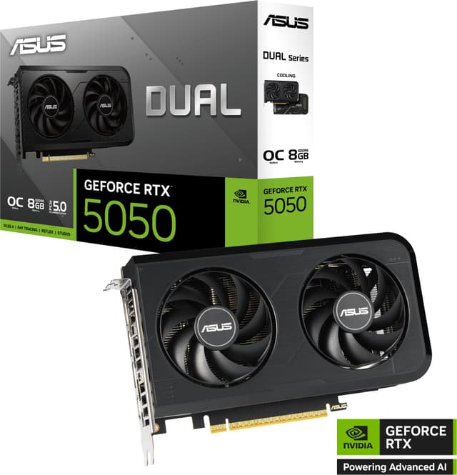 ASUS GeForce RTX 5050 8GB DUAL OC grafikkort