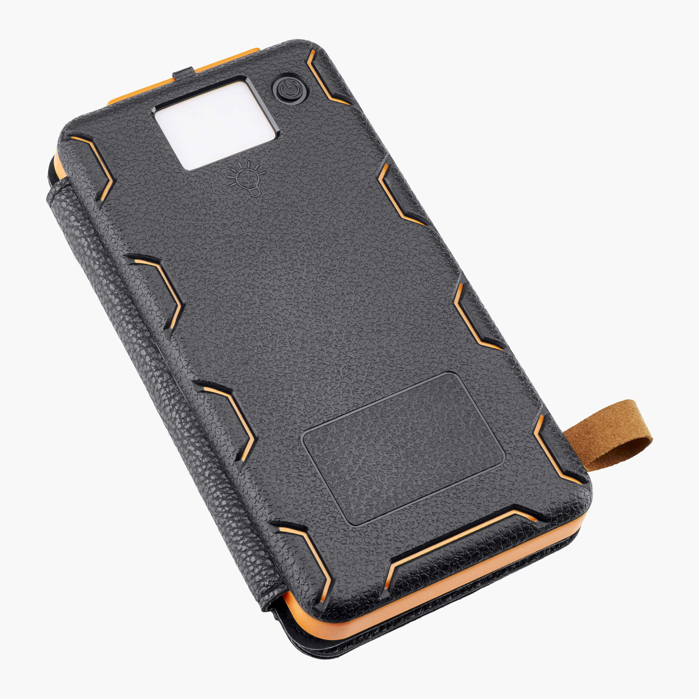 Sammenleggbart solcellepanel/powerbank 8000 mAh