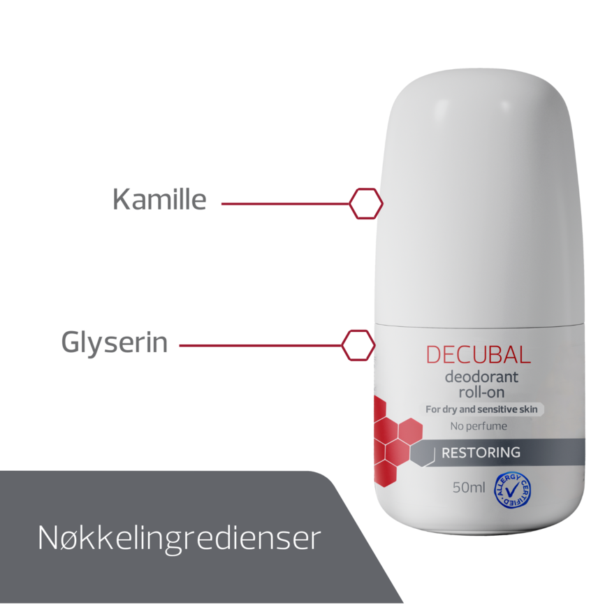 Decubal Restoring deodorant roll-on 50 ml