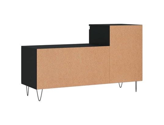 VIDAXL - Armoire à chaussures noir 102x36x60 cm bois d'ingénierie