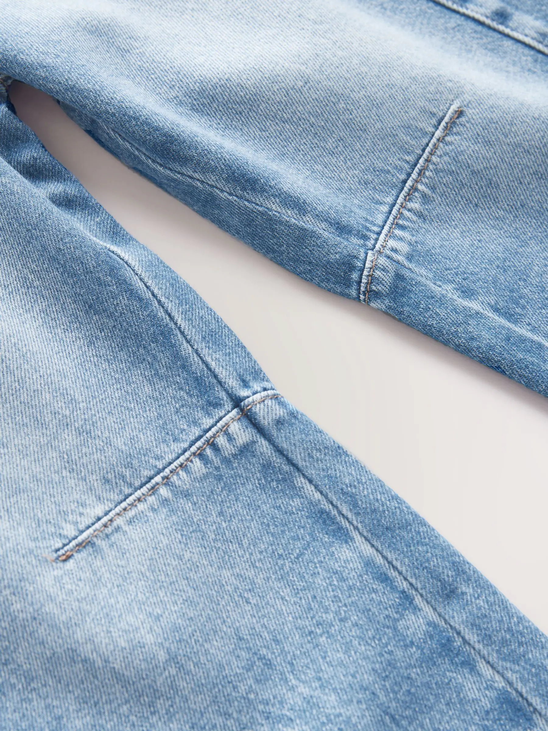 Middenblauw denim - Volume Barrel Jeans (3-16jaar)