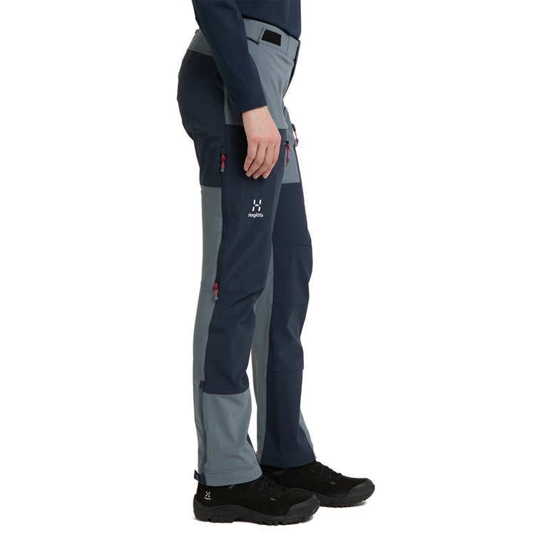 Haglöfs Roc Sight SoftshellPant Women Steel Blue/Tarn Blue