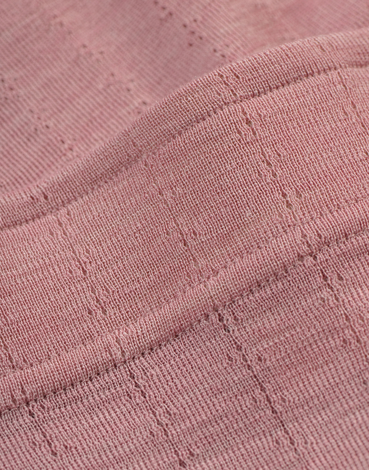 Pointelle-slip met hoge taille van merinowol/zijde voor dames