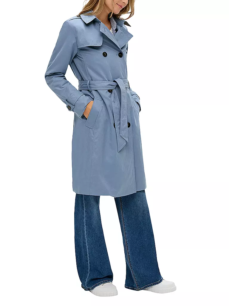 S.OLIVER Trenchcoat blau