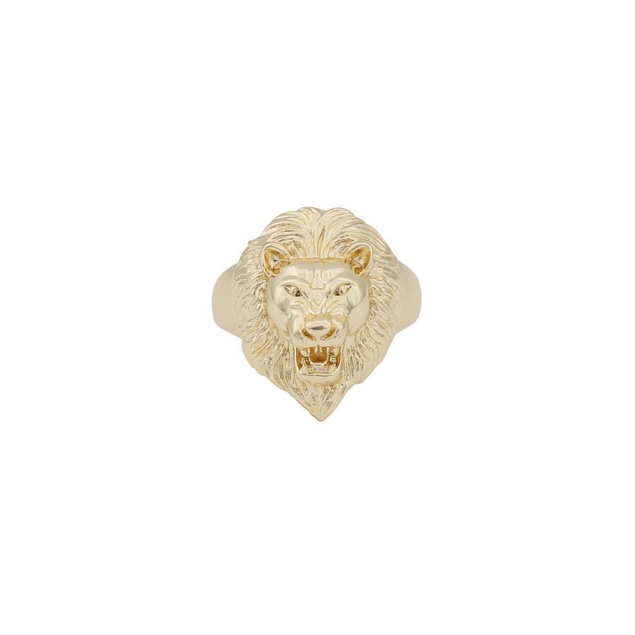 Snö Of Sweden Oz Lion Ring Plain Gold L