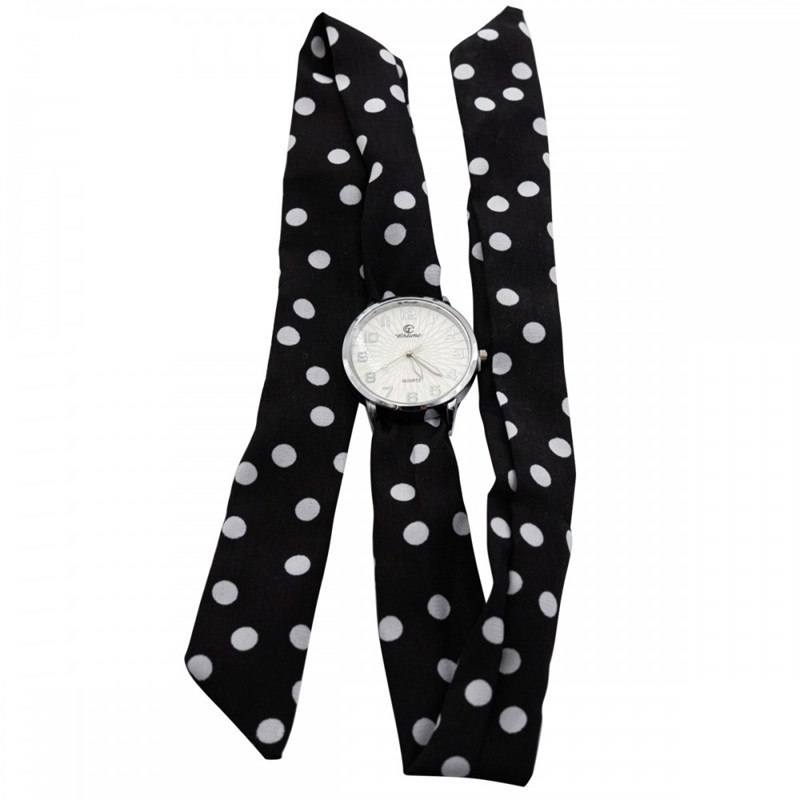 Montre Femme CHTIME bracelet Tissu Noir