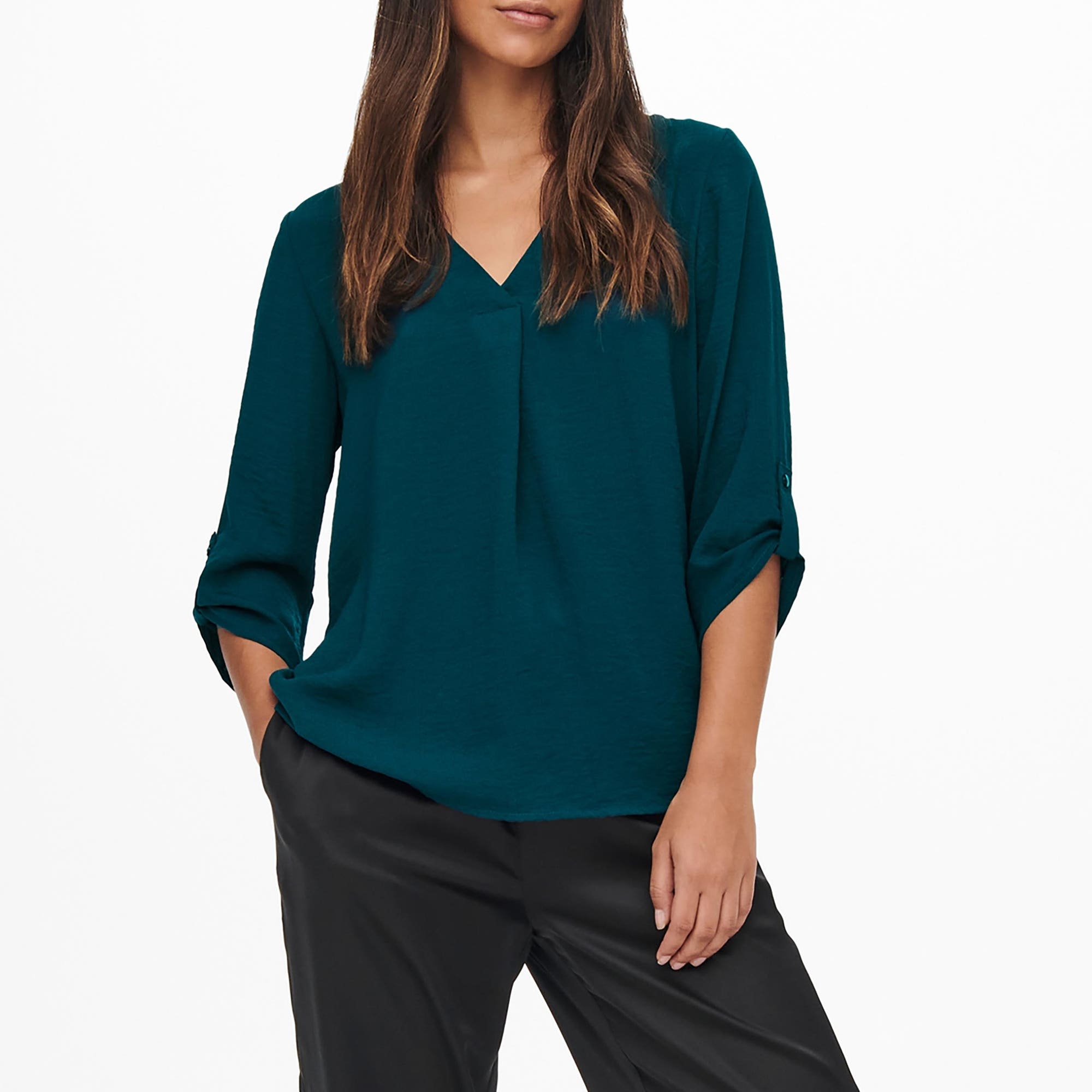 Blouse Femme bleu marine