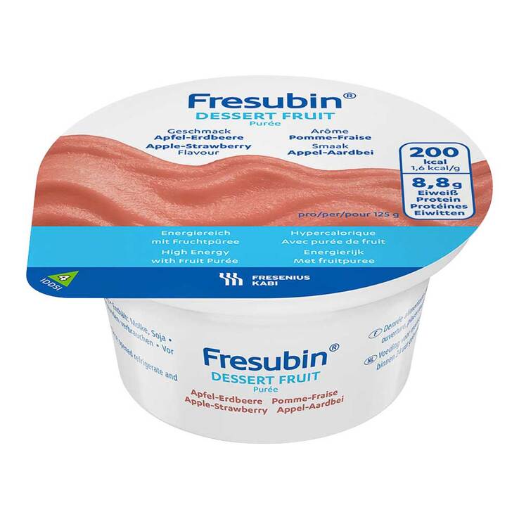 Fresubin dessert fruit Mischkarton im Becher, 24X125 g