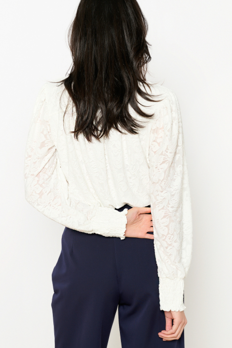 LolaLiza witte dames blouse