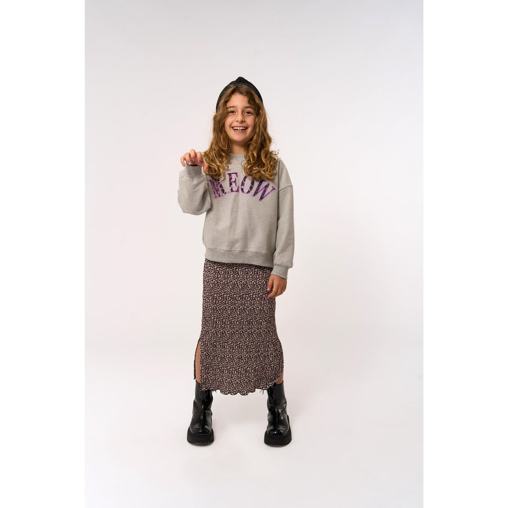 Køb The New Light Grey Melange TNPolina OS Sweatshirt