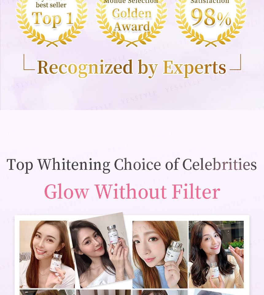 BHK's - Geavanceerde Whitening Glutathion Tabletten