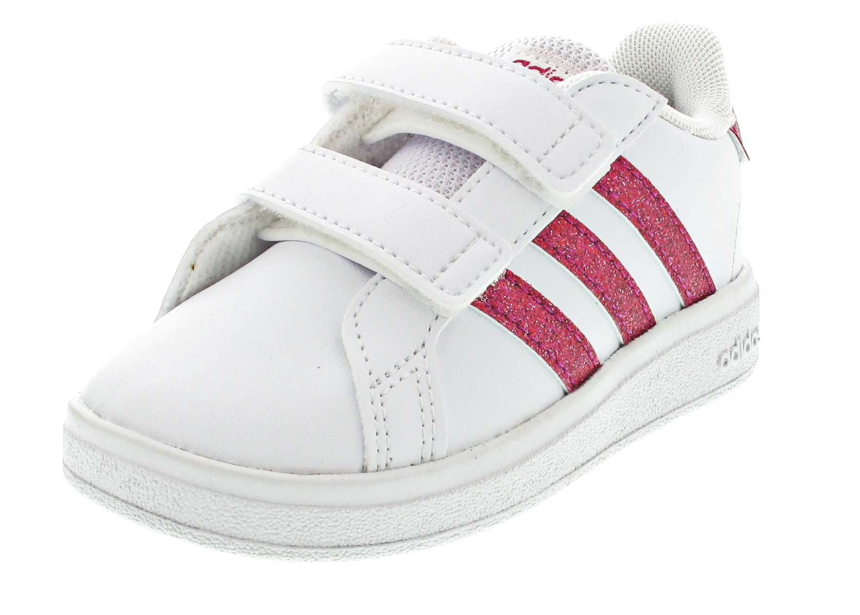 adidas Grand Court 2.0 CF I Klettlauflernschuh weiss