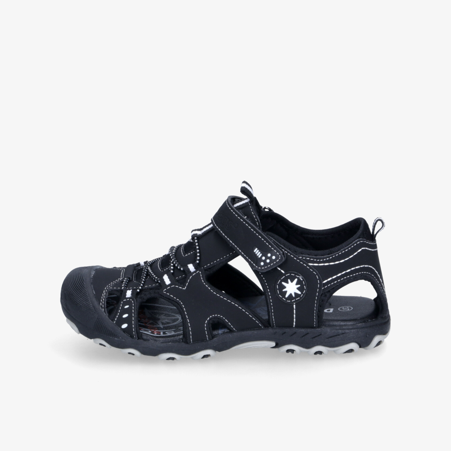 DooDogs Kinder Sandalen schwarz