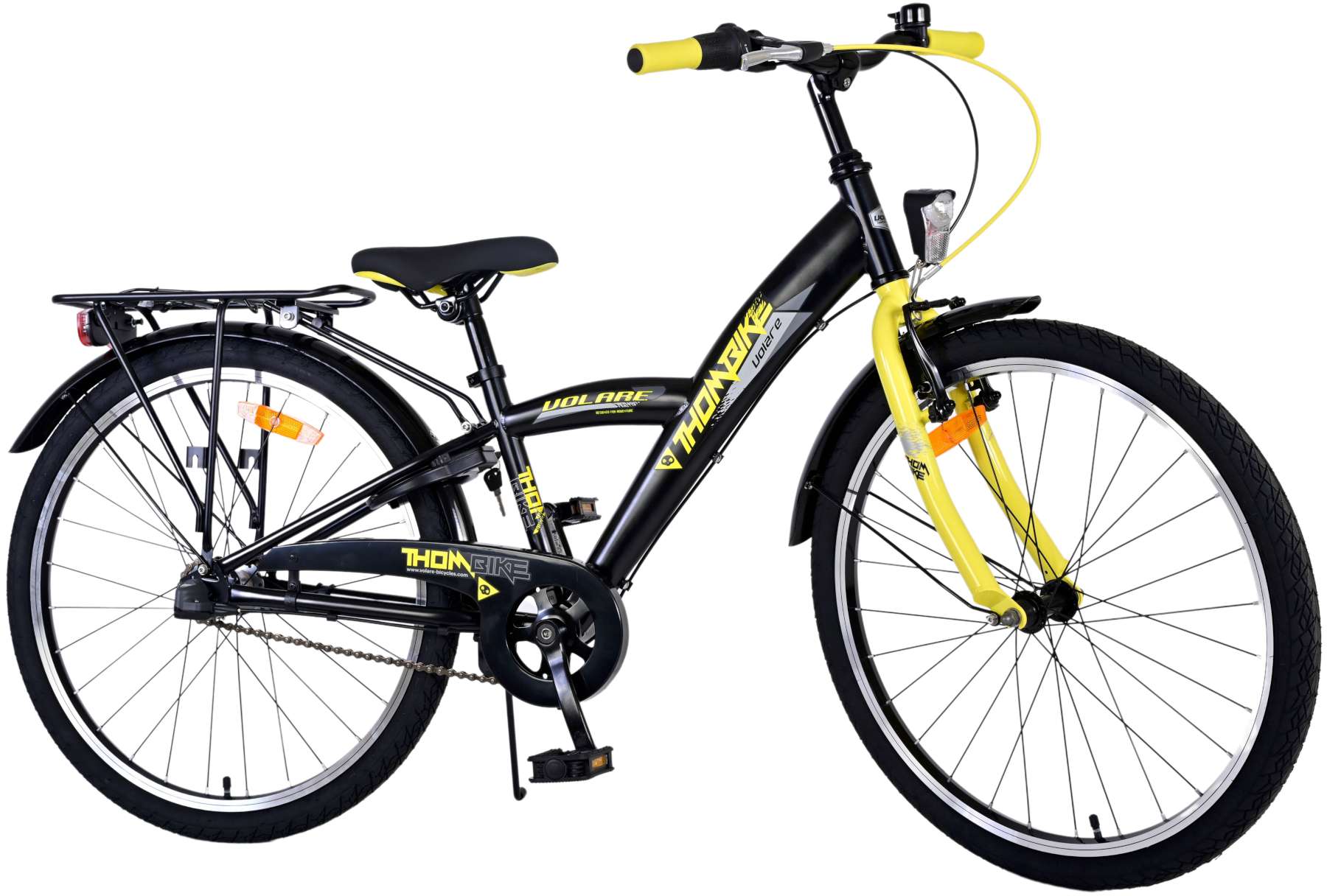 TPFSports Thombike Kinderfahrrad - Jungen - 24 Zoll - Rücktritt + Handbremse - 3 Gänge - Blau