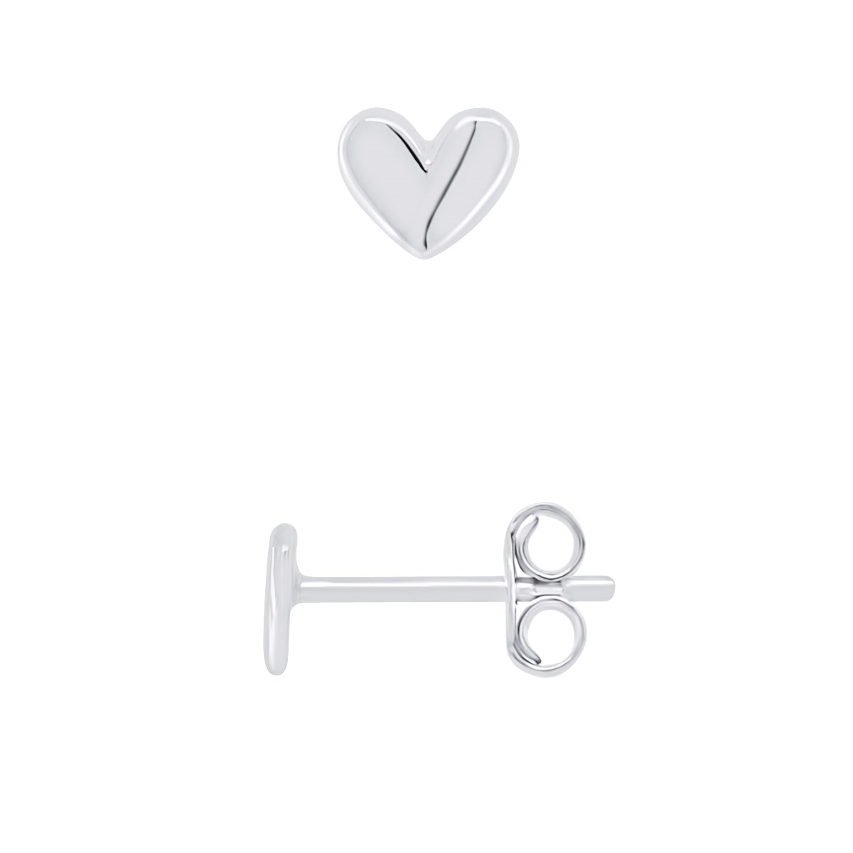 Boucles d'Oreilles COEUR - Argent 925