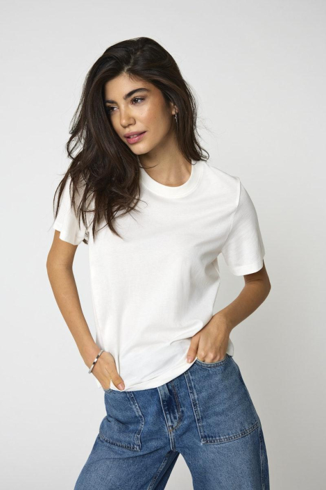 Jacqueline de Yong ecru dames t-shirt