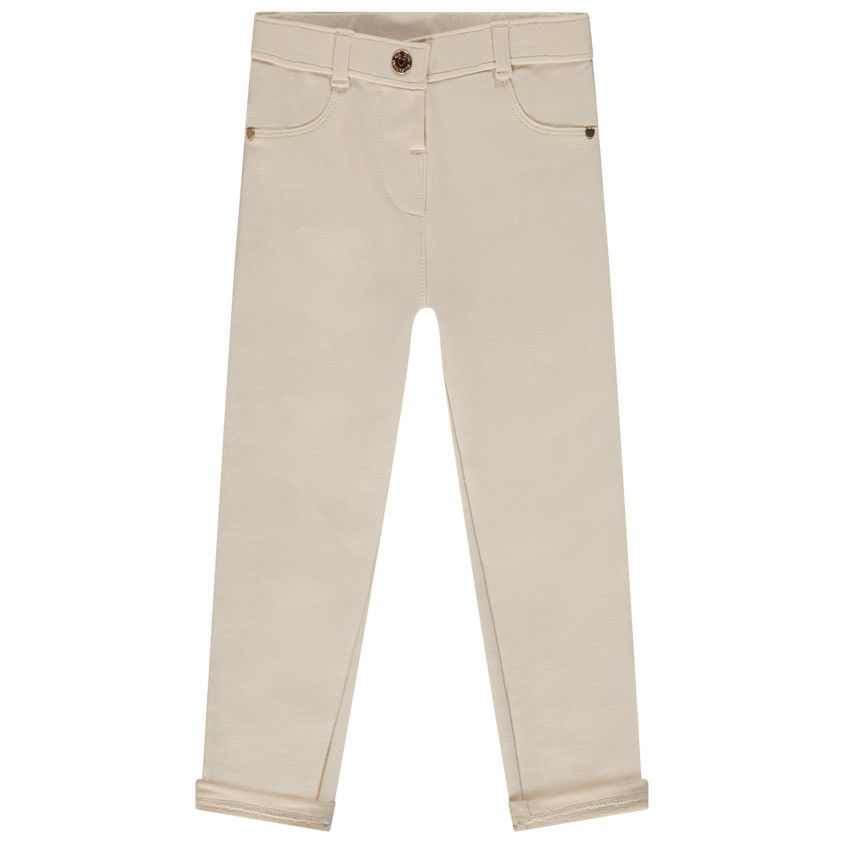 Jegging uni pour bébé fille - Ecru
