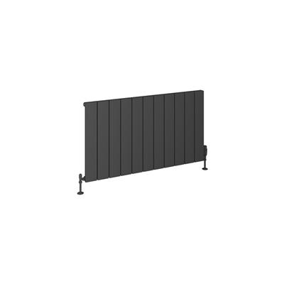 Eastbrook Rosano horizontale aluminium radiator 60x104cm Antraciet 1221 watt