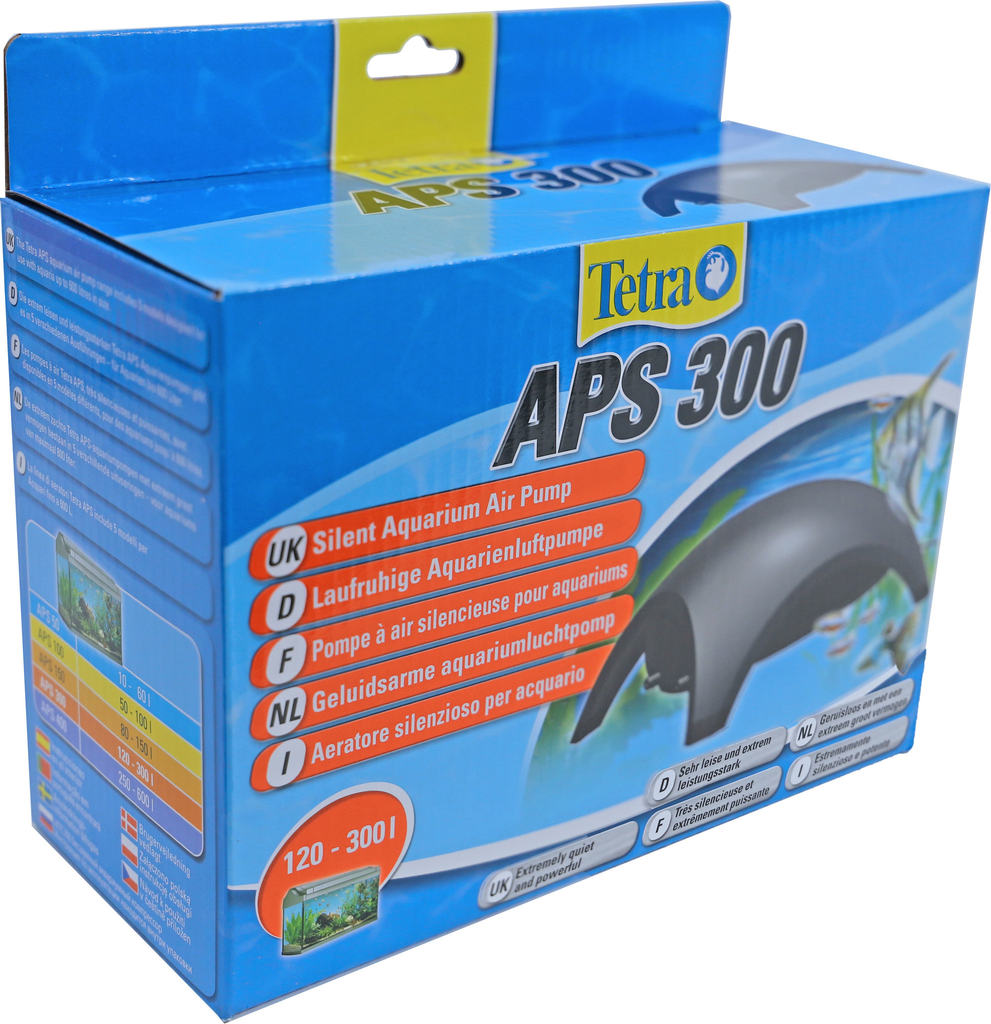 Tetra Luchtpomp APS 300 Grijs | Stille luchtpomp