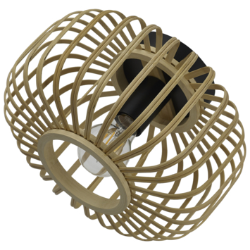 Plafondlamp Joy bamboe naturel Ø28cm