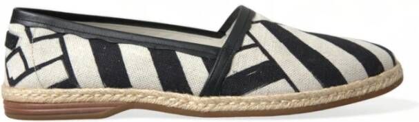 Dolce & Gabbana Gestreepte Canvas Espadrilles Mondello Schoenen Multicolor