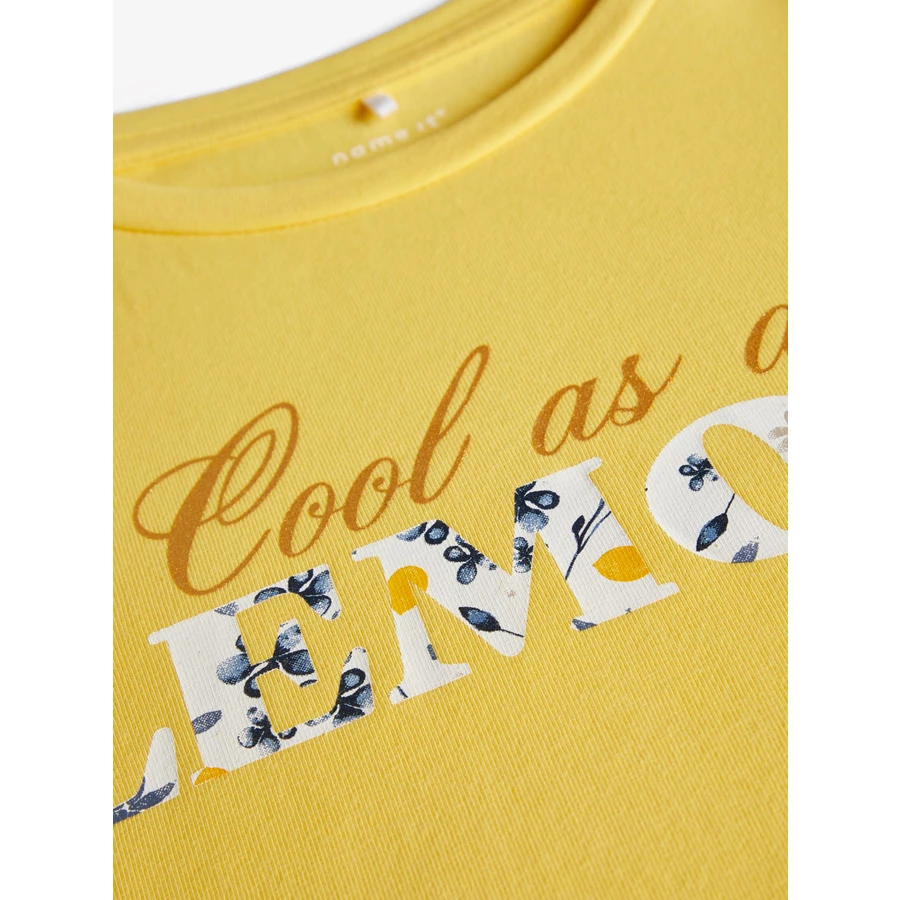 name it Girls T-Shirt Nmfdagne aspen gold