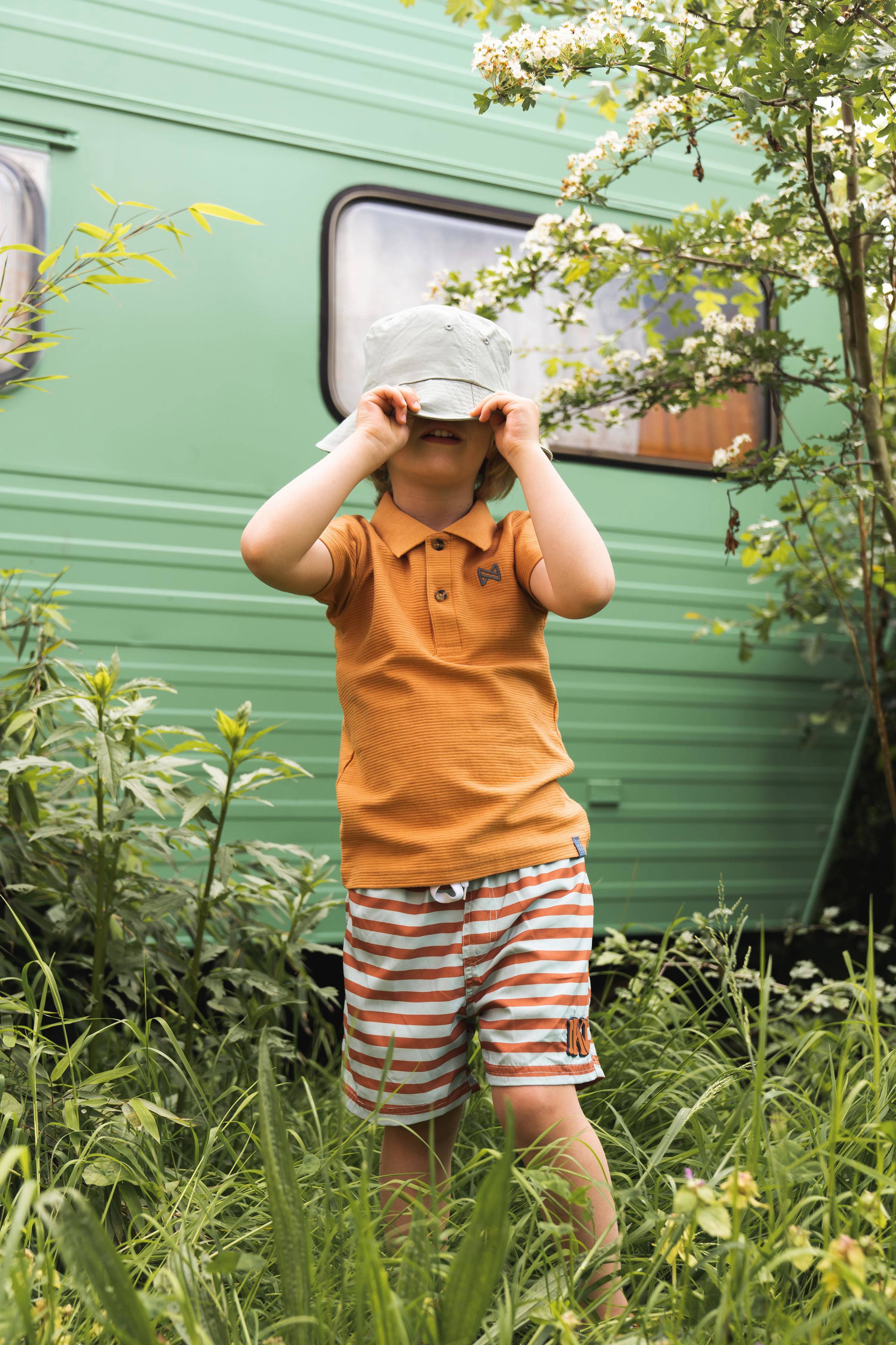 Koko Noko zwemshort mintgroen/roestbruin