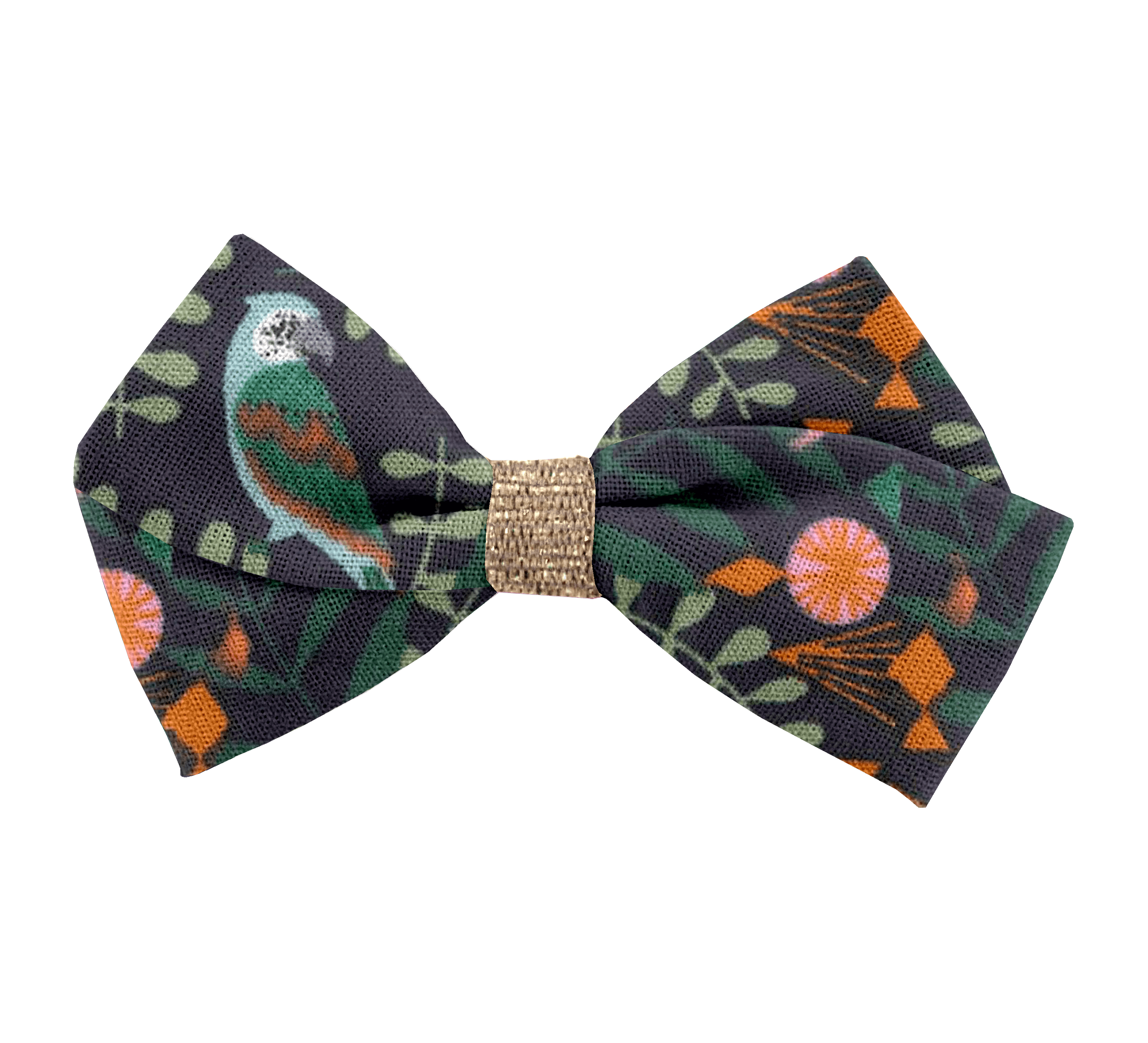 Petite Barrette Double Noeud Croisé Birdy